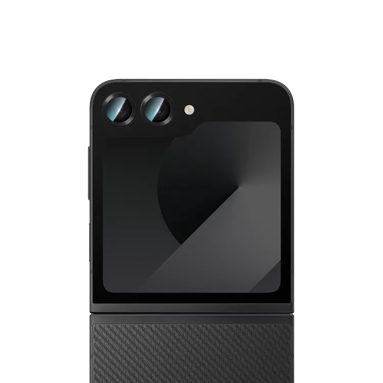 Galaxy Z Flip 6 CaseWorld Alloy Serisi Oleofobik Anti Reflective Kamera Lens Koruyucu