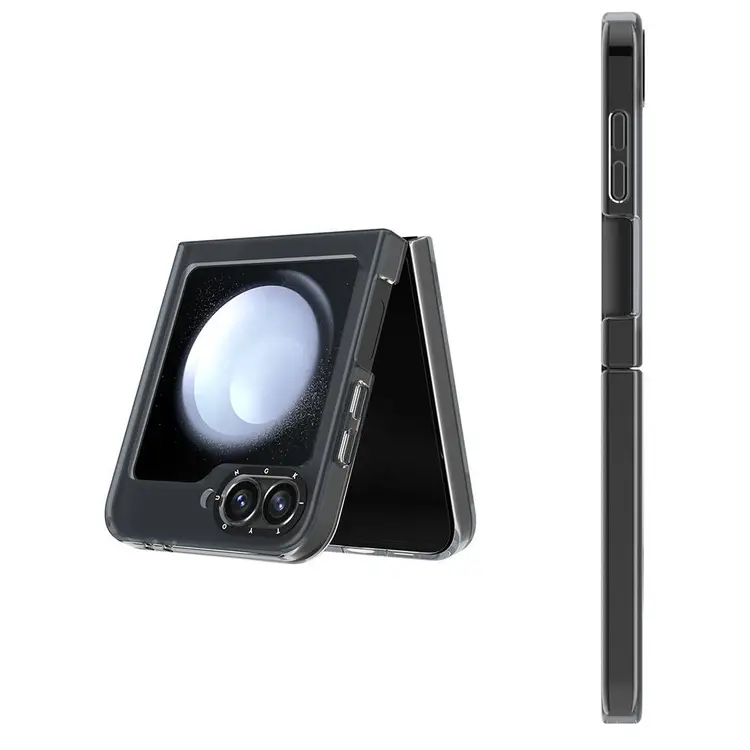Galaxy Z Flip 6 MagSafe Uyumlu Şeffaf Kılıf - Youngkit Hidden Sand