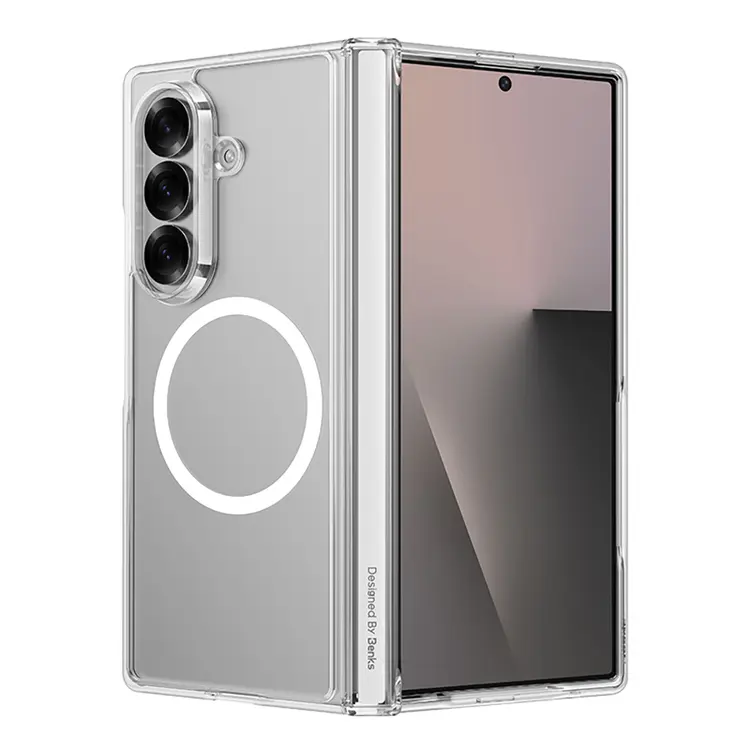 Galaxy Z Fold 7 Şeffaf Kılıf ve Ekran Koruyucu Seti - Benks Crystal Grand Combo