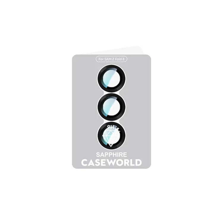 Galaxy Z Fold 7 Kamera Lens Koruyucu, Oleofobik ve Yansıma Önleyici - CaseWorld Alloy
