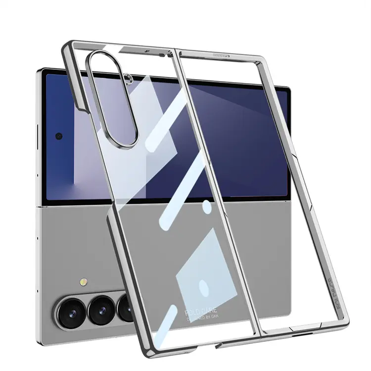Galaxy Z Fold 7 Kılıf Zore Full Camlı Kıpta Kapak