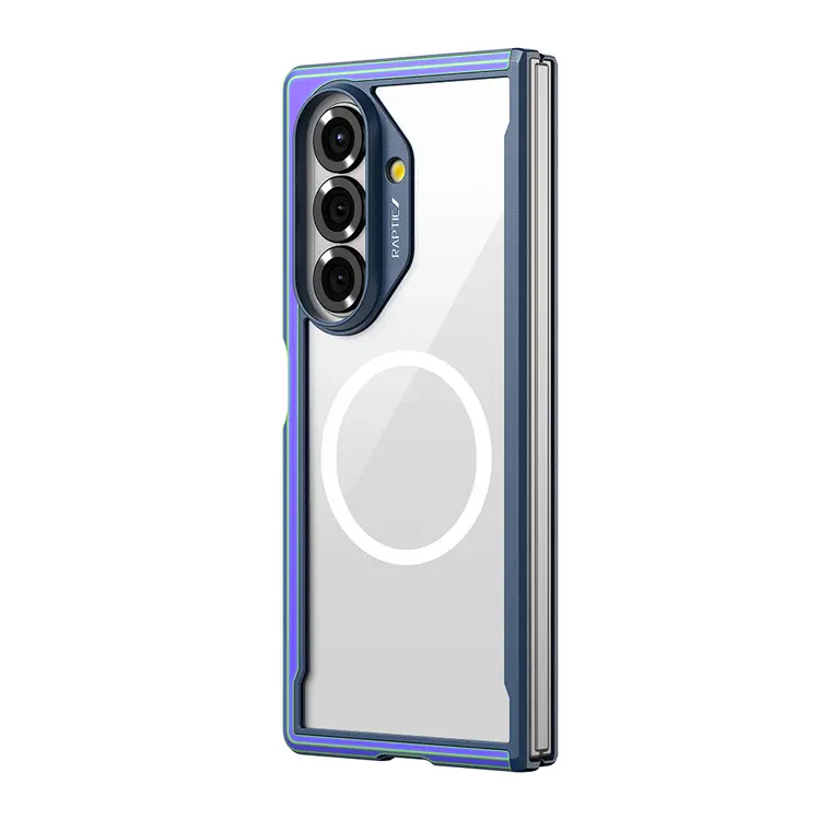 Galaxy Z Fold 7 MagSafe Uyumlu Şeffaf Kılıf - Raptic Shield