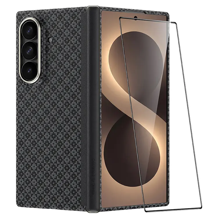 Galaxy Z Fold 8 Ultra Kevlar Kılıf ve Ekran Koruyucu Seti - Benks ArmorAir ArmorGrid Grand Combo