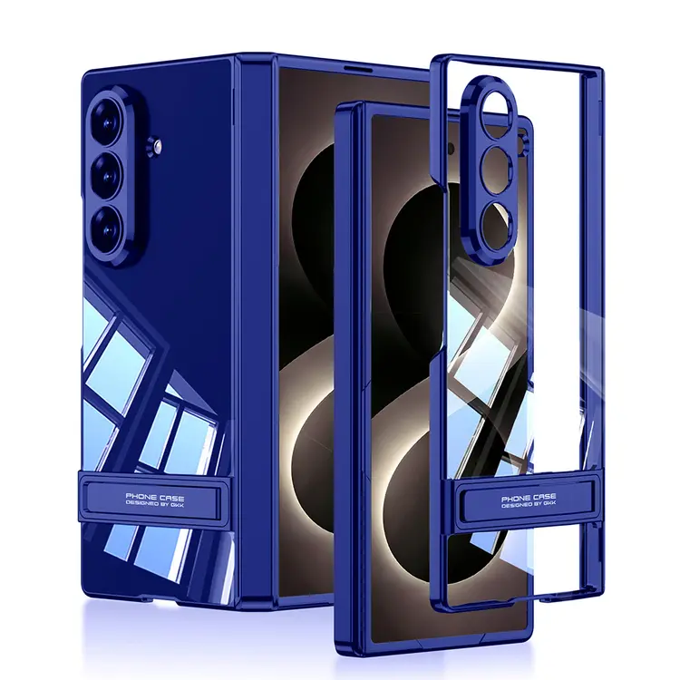 Galaxy Z Fold 8 Ultra Kamera Korumalı Şeffaf Standlı Kılıf - GKK Lego