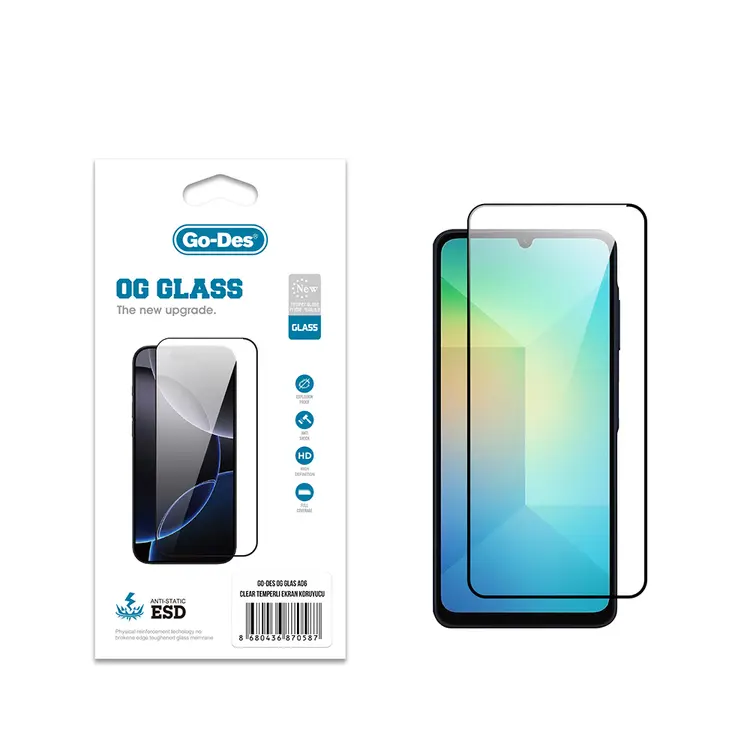 Galaxy A06 Temperli Cam Ekran Koruyucu - Go Des OG Glass