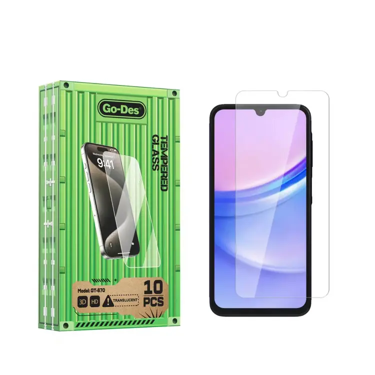 Galaxy A15 9H Oleofobik Bom Glass Ekran Koruyucu - Go Des