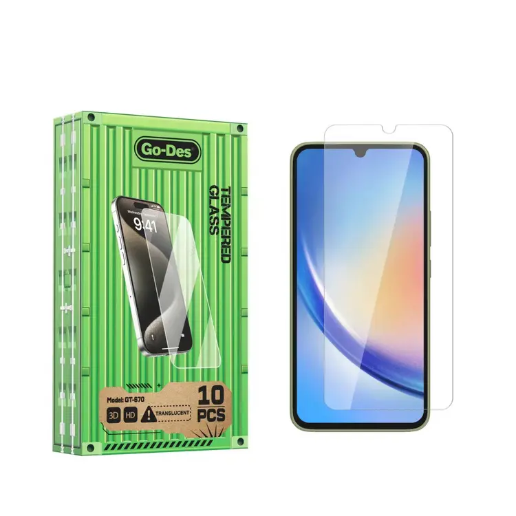 Galaxy A34 9H Oleofobik Bom Glass Ekran Koruyucu - Go Des