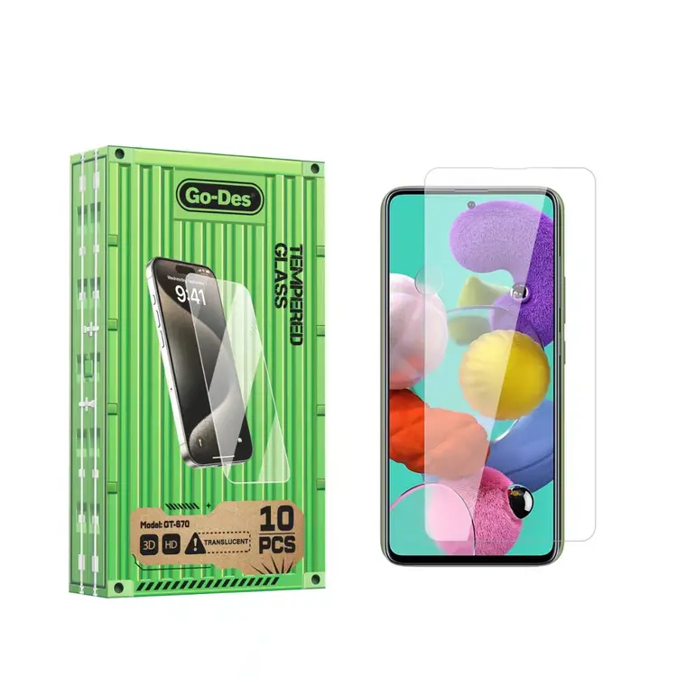 Galaxy A51 9H Oleofobik Bom Glass Ekran Koruyucu - Go Des