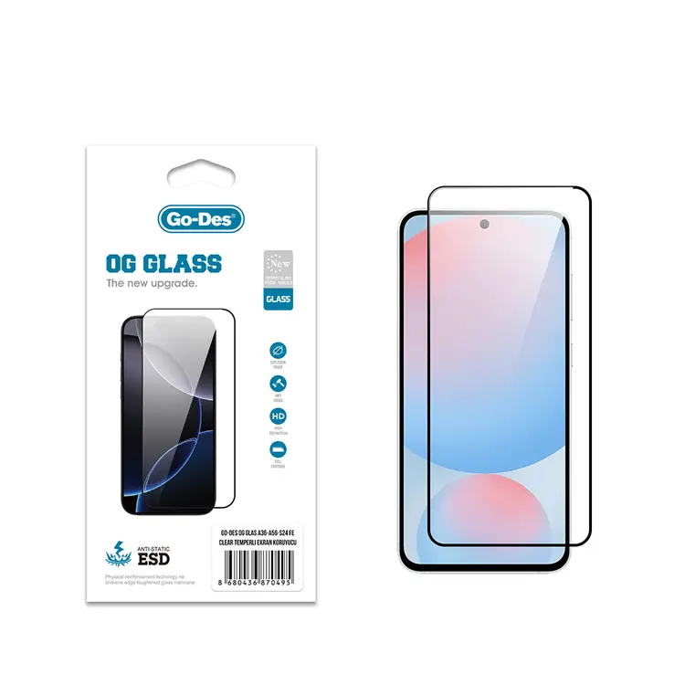 Galaxy A56 Temperli Cam Ekran Koruyucu - Go Des OG Glass