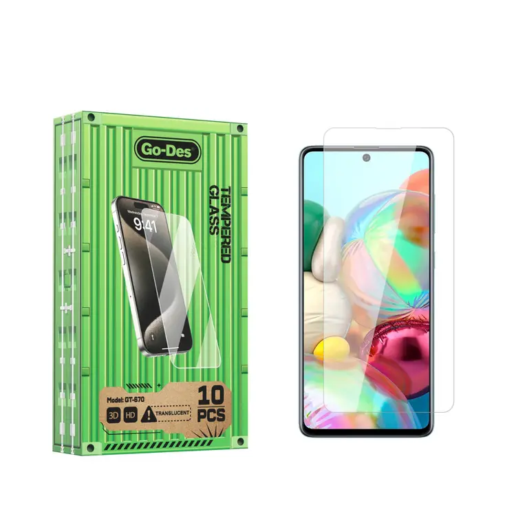 Galaxy A71 9H Oleofobik Bom Glass Ekran Koruyucu - Go Des