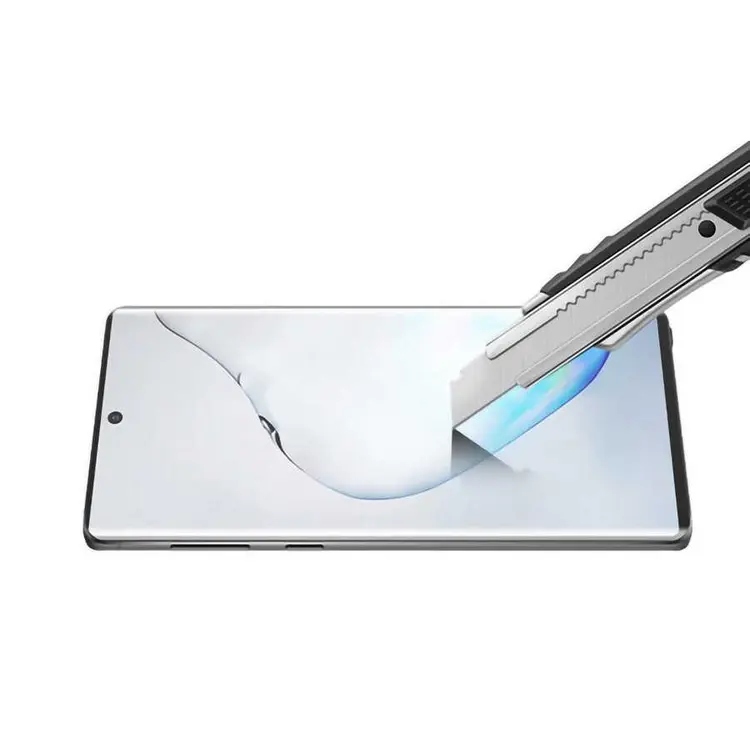 Galaxy Note 10 Seramik Ekran Koruyucu, 3D Kavisli ve Esnek Yapı - Davin