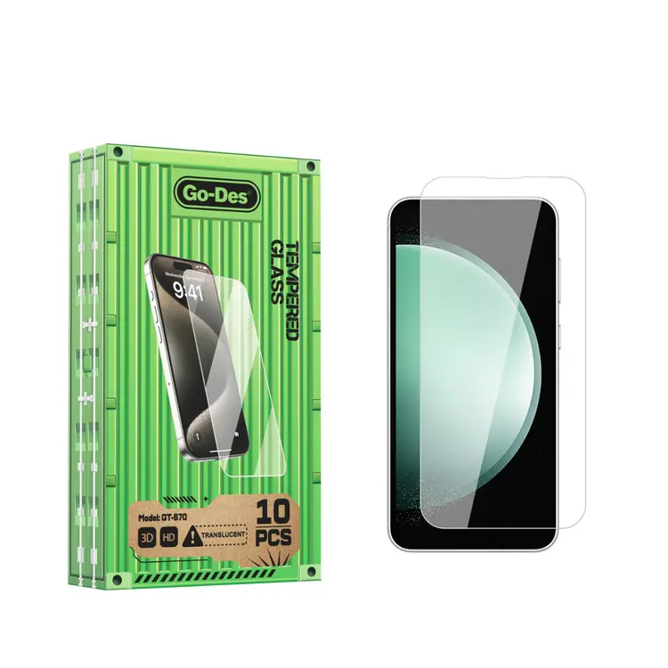 Galaxy S23 FE 9H Oleofobik Bom Glass Ekran Koruyucu - Go Des