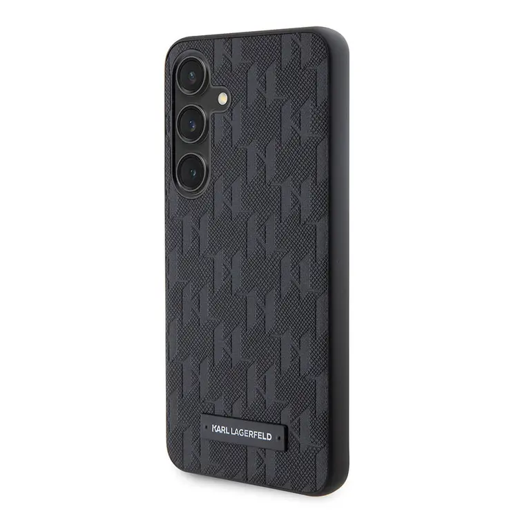 Galaxy S24 Kılıf Saffiano Monogram Metal Logo - Karl Lagerfeld