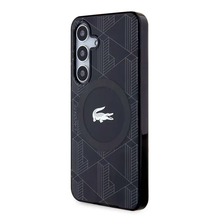 Galaxy S24 MagSafe Uyumlu Çift Katmanlı Kılıf - Lacoste Blend Monogram
