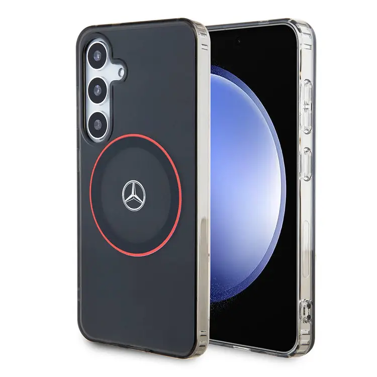 Galaxy S24 MagSafe Uyumlu Lisanslı Kılıf - Mercedes Benz Red Ring