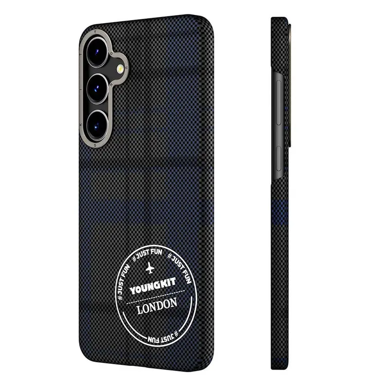 Galaxy S24 Plus Ekose Desenli Kılıf - Youngkit Gezhi Serisi