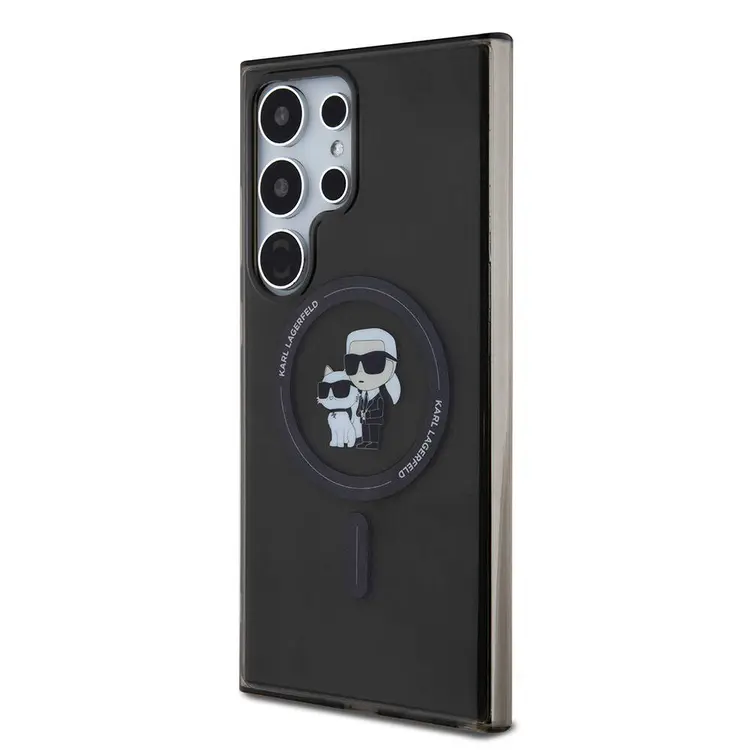 Galaxy S24 Ultra MagSafe Uyumlu Kılıf - Karl Lagerfeld Karl & Choupette IML Baskılı