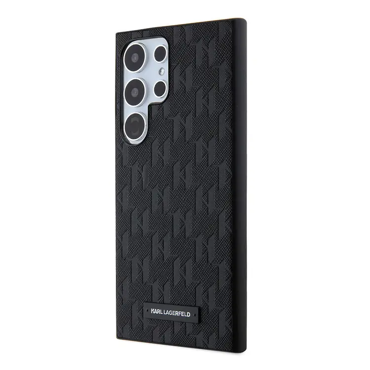 Galaxy S24 Ultra Kılıf, Saffiano Monogram Metal Logo - Karl Lagerfeld