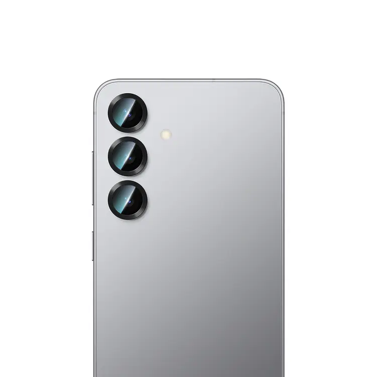 Galaxy S25 Kamera Lens Koruyucu, Oleofobik ve Yansıma Önleyici - CaseWorld Alloy