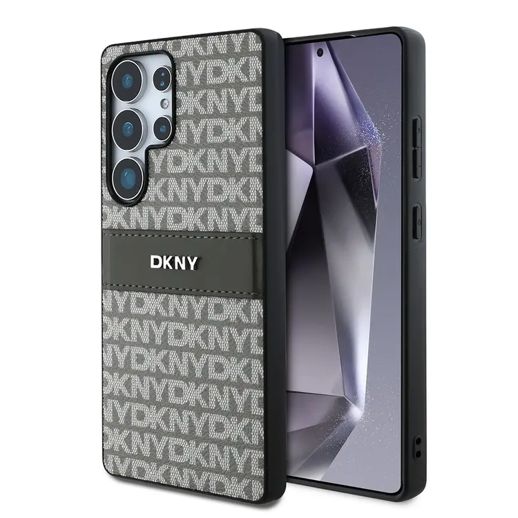 Galaxy S25 Ultra Kartlıklı 3D Desenli Kılıf - DKNY Lisanslı