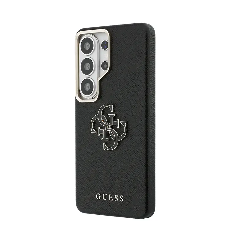 Galaxy S26 Ultra Kılıf, 4G Metal Logolu Grained Kapak - Guess
