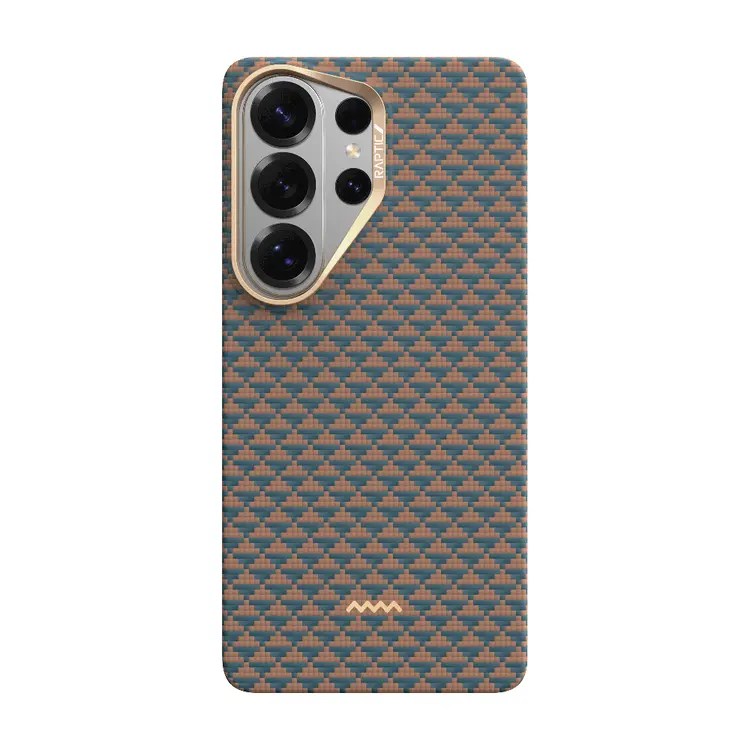 Galaxy S26 Ultra MagSafe Uyumlu Aramid Dokulu Kılıf - Raptic Aramid Skin Origin