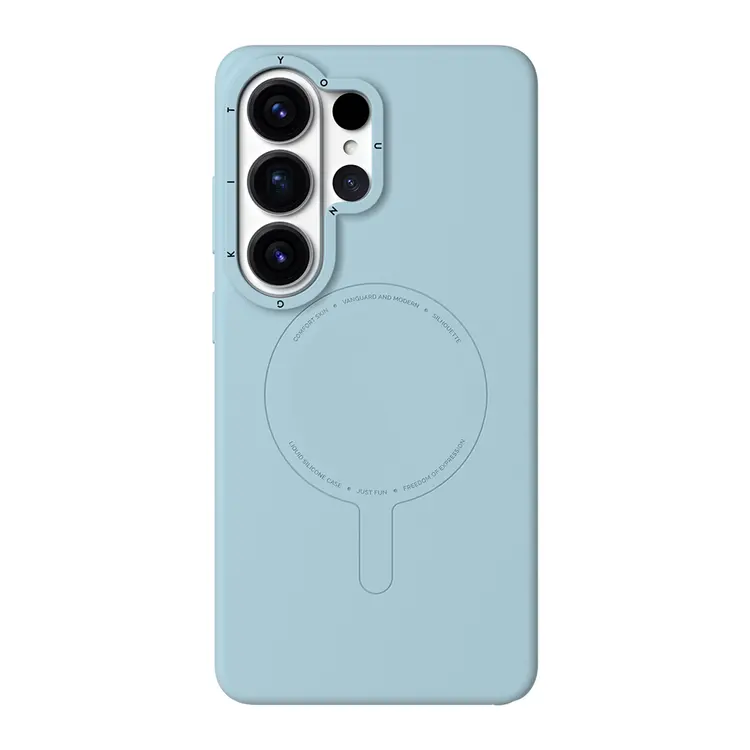 Galaxy S26 Ultra MagSafe Uyumlu Silikon Kılıf - Youngkit Morandi